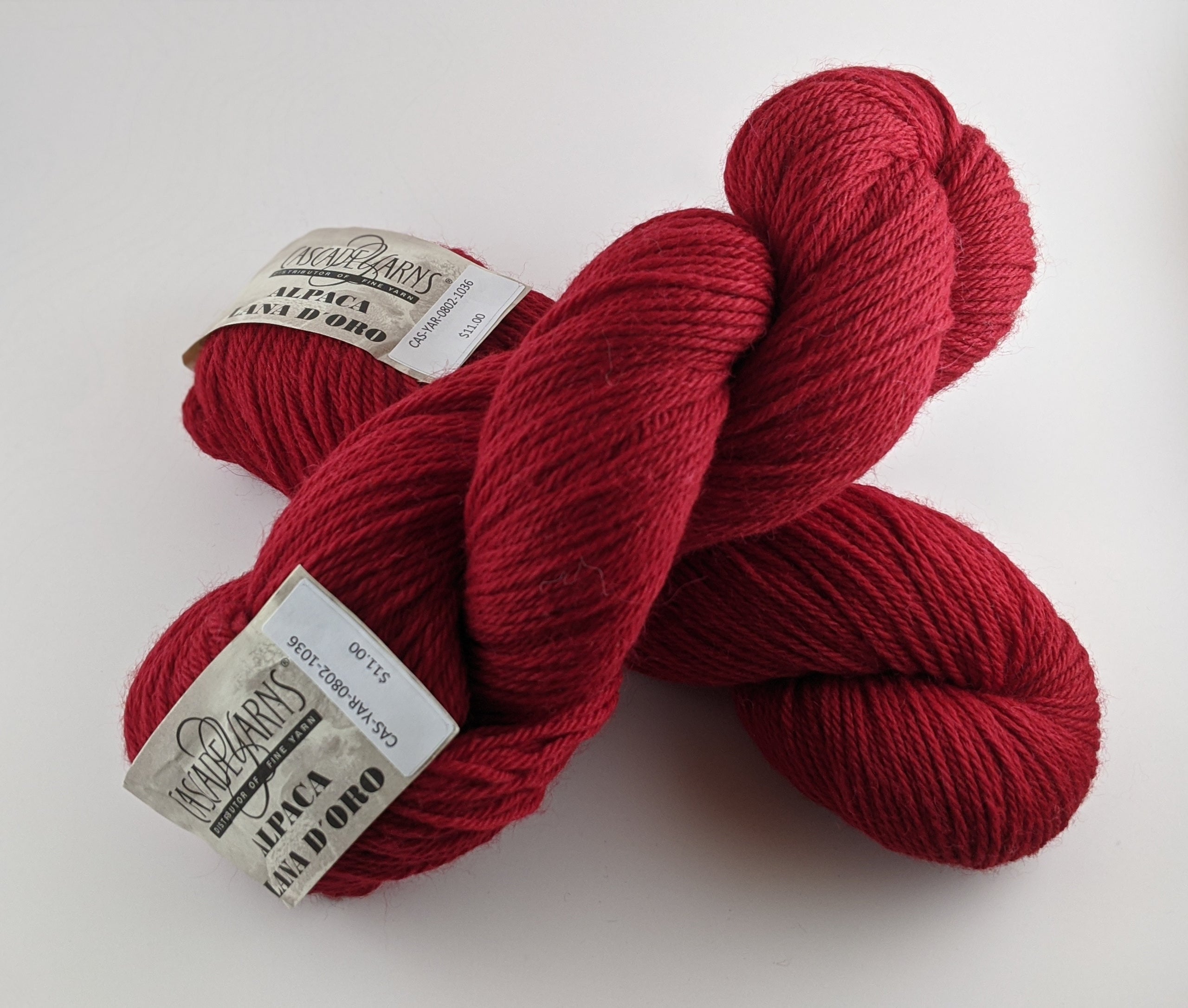 Cascade Alpaca Lana D'Oro Ruby Wood & Knit Be Nice Music Studio
